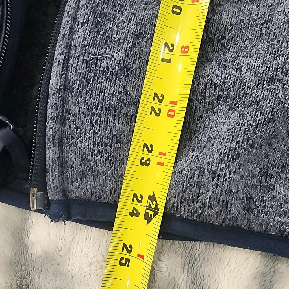 Children's Place Boys‎ Blue Fleece Full Zip Jacket XXL (16) Two Tone Sweatshirt
